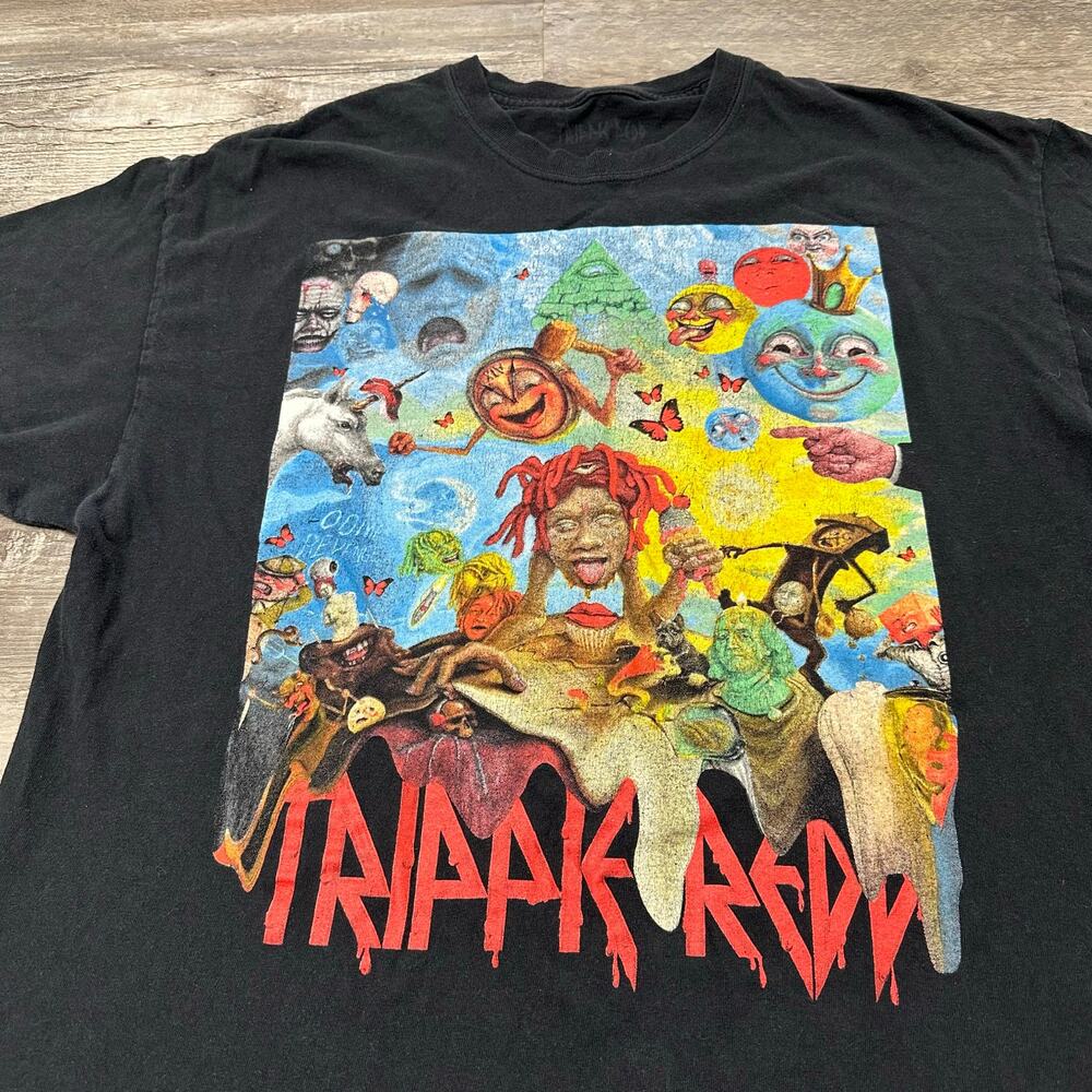 Trippie Redd Lifes A Trip 2019 World Tour Rap Hip Hop Black Mens XL Concert Tee‎
